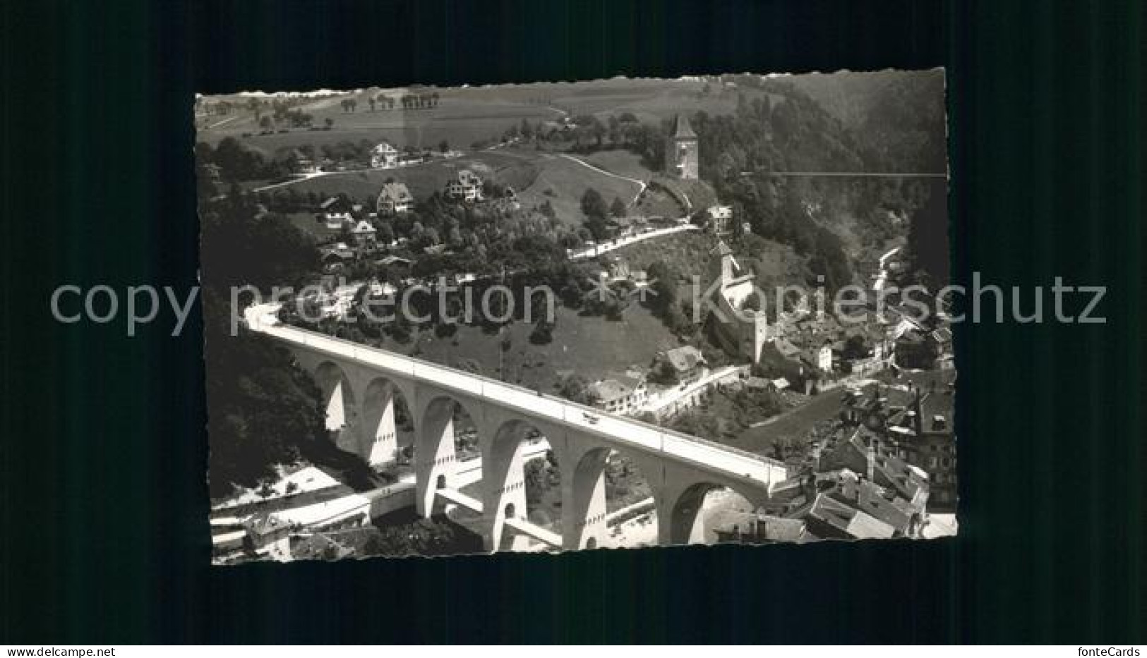 11757347 Fribourg FR Pont De Zaehringen Et Du Gotteron Fribourg - Sonstige & Ohne Zuordnung