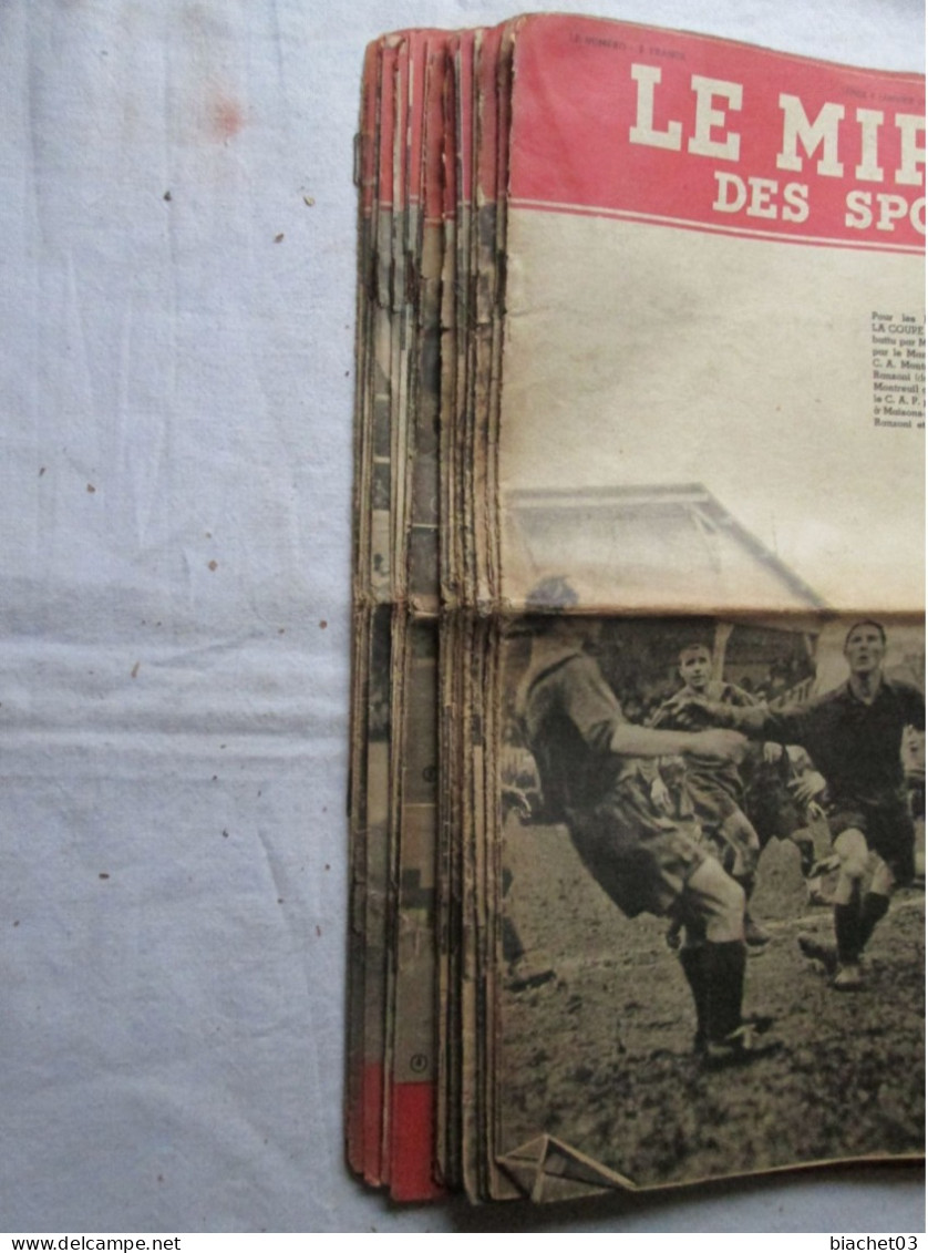 LE MIROIR DES  SPORTS   1942  Voir La Liste (bleu) - Sport