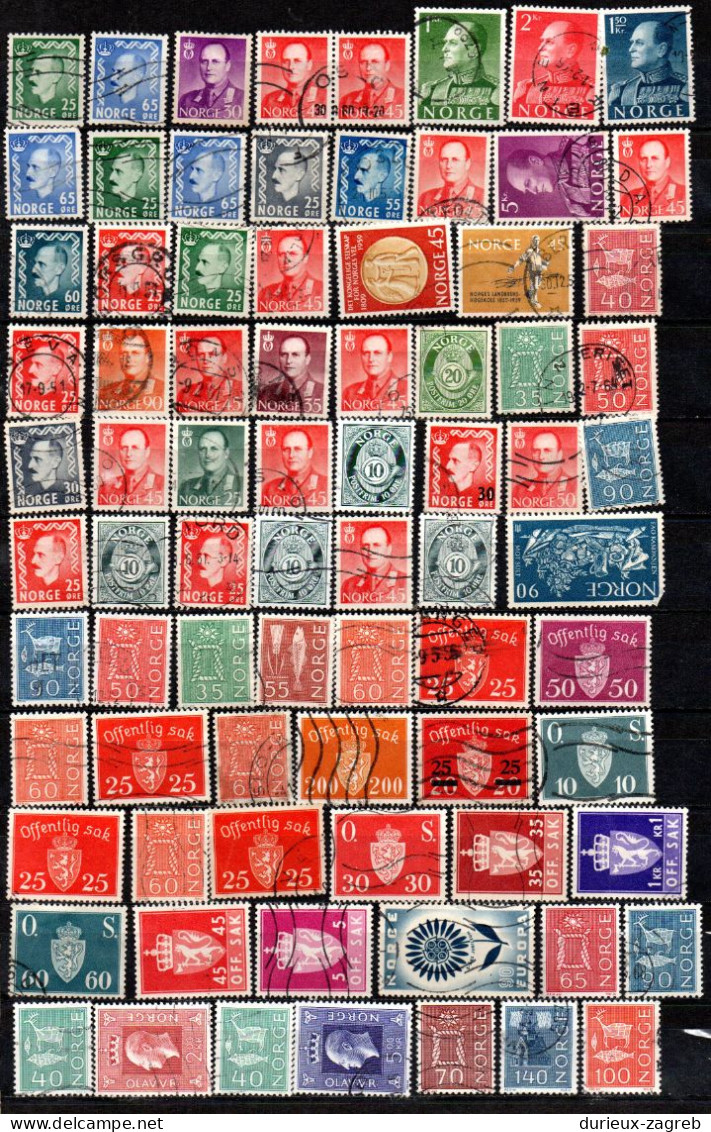 Norway Norge After 1945 Old Stamps Small Accumulation (read Description) B231120 - Other & Unclassified