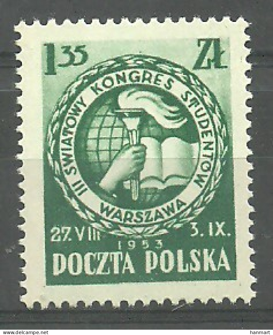 Poland 1953 Mi 812 MNH  (LZE4 PLD812) - Briefmarken