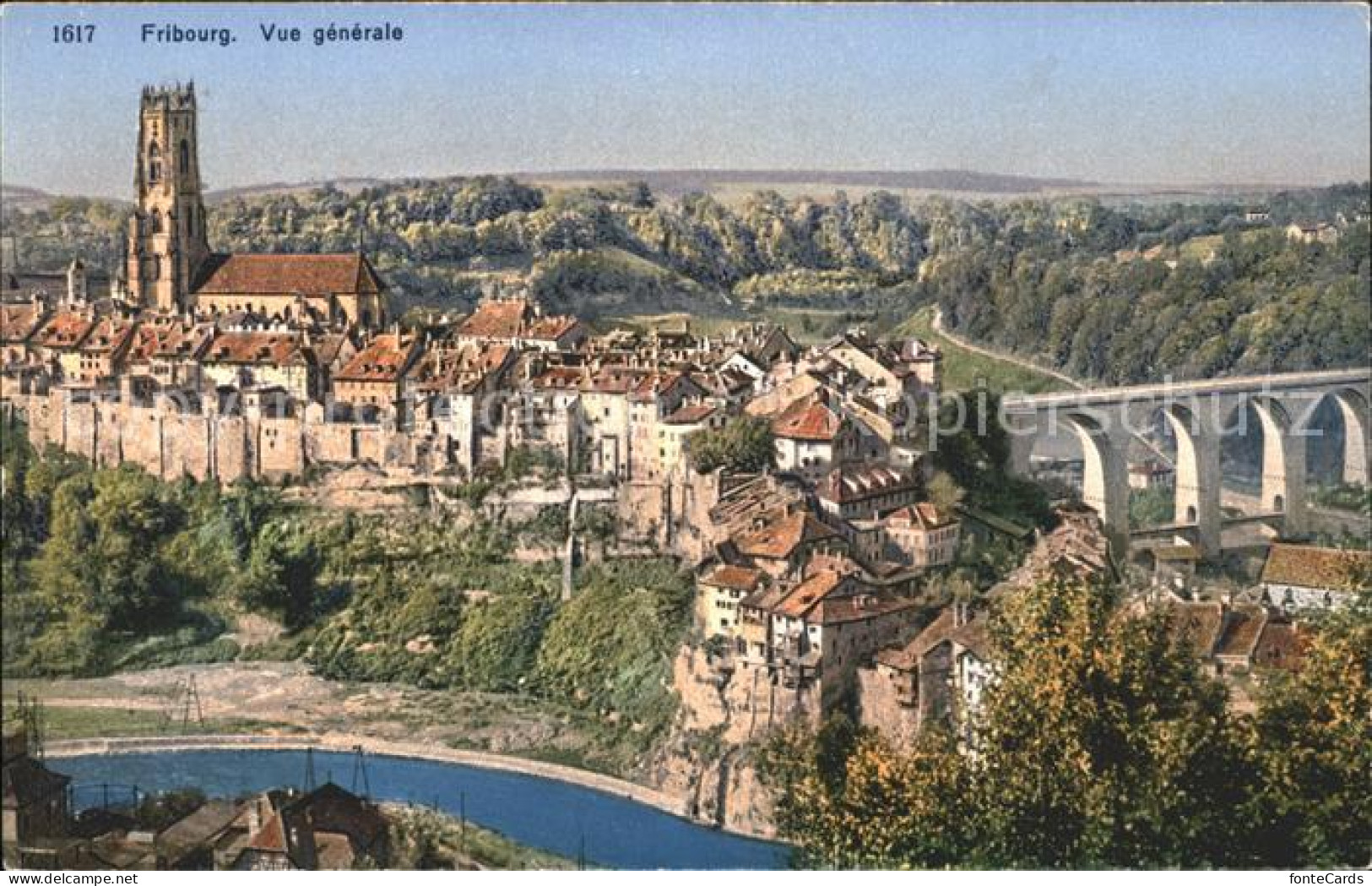 11757047 Fribourg FR Vue Generale Fribourg - Other & Unclassified