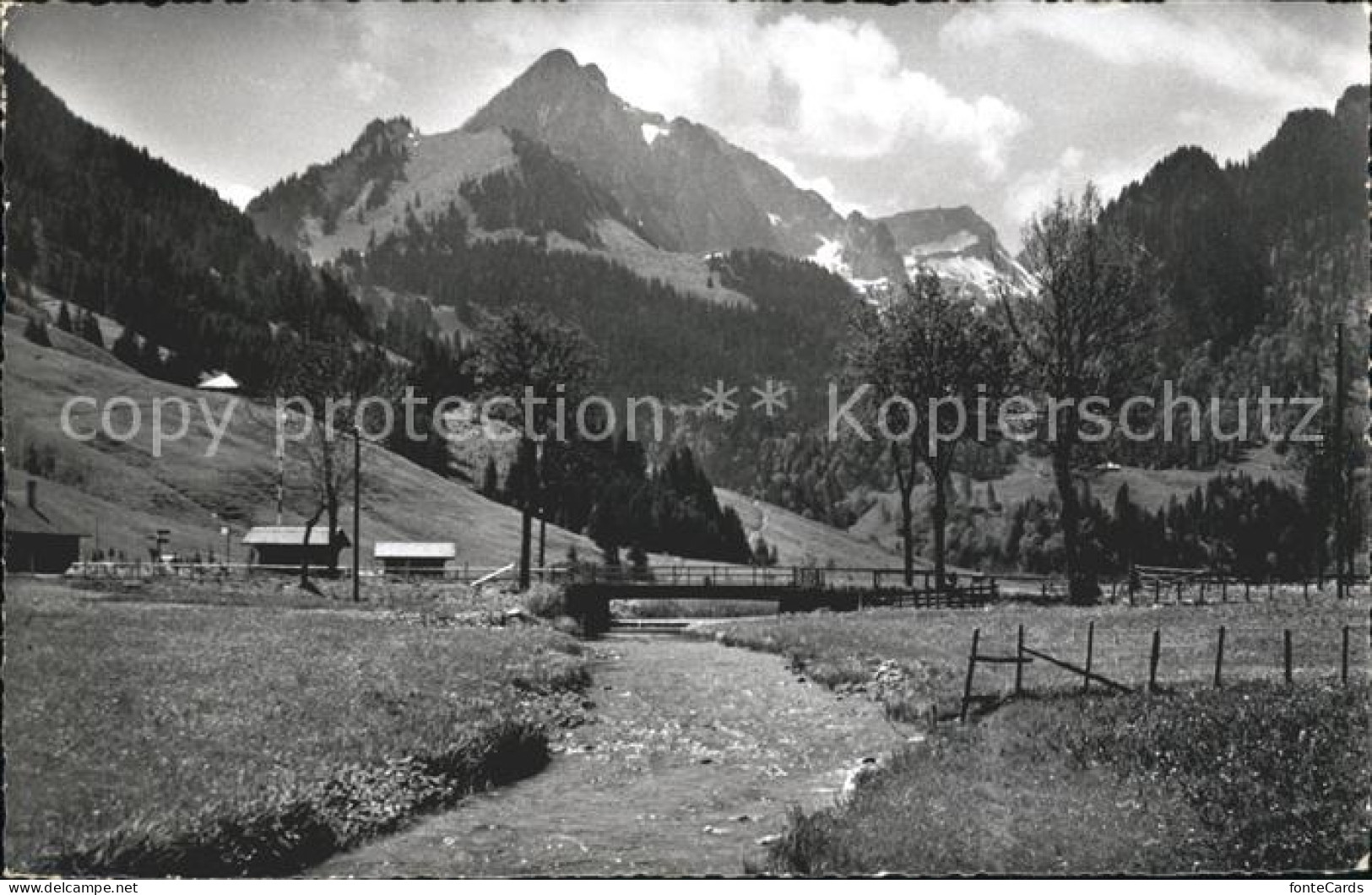 11755986 Lac Noir Schwarzsee FR Mit Spitzfluh Und Combifluh Fribourg - Andere & Zonder Classificatie