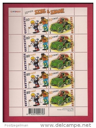 NEDERLAND, 2000, MNH Stamps/sheet ,Comics &amp; Sjors &amp; Sjimmie , NVPH Nr. 1919-1920  M21104 - Blocks & Sheetlets