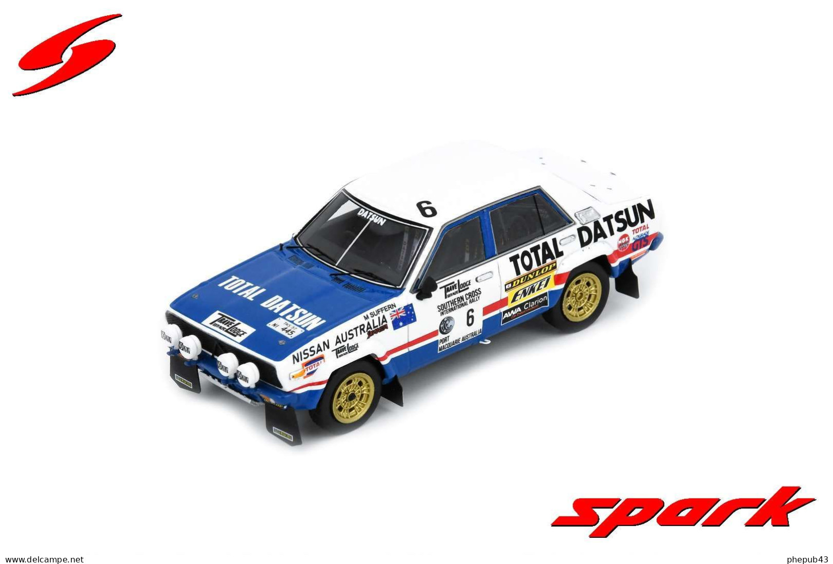 Datsun Stanza - 1st Southern Cross Rally 1978 #6 - G. Fury/M. Suffern - Spark - Spark