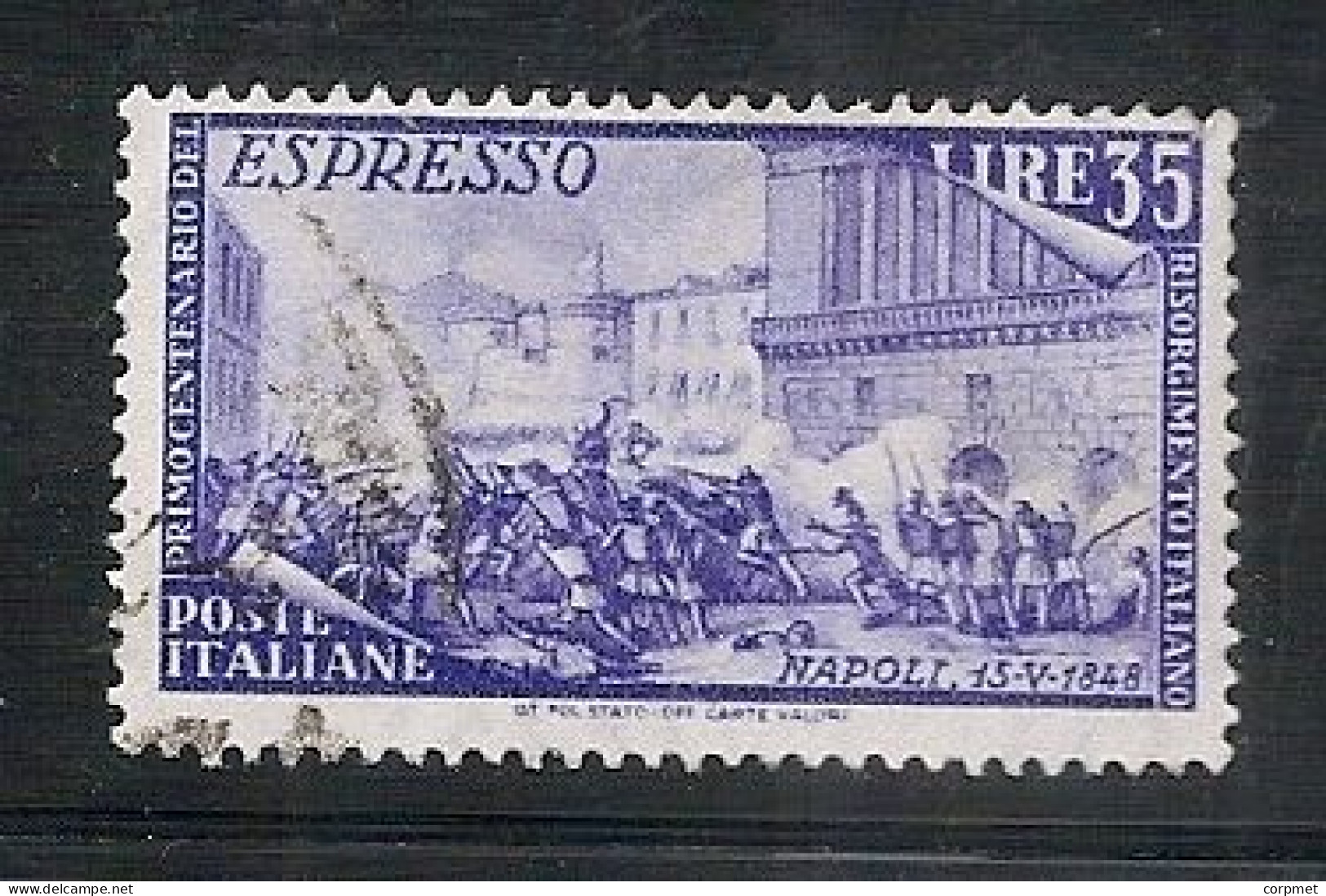ITALY - ITALIA -  1948 Risorgimento Espresso Pneumatique - Sa N.E32 - Yv. 35 - Vf USED - Poste Exprèsse/pneumatique