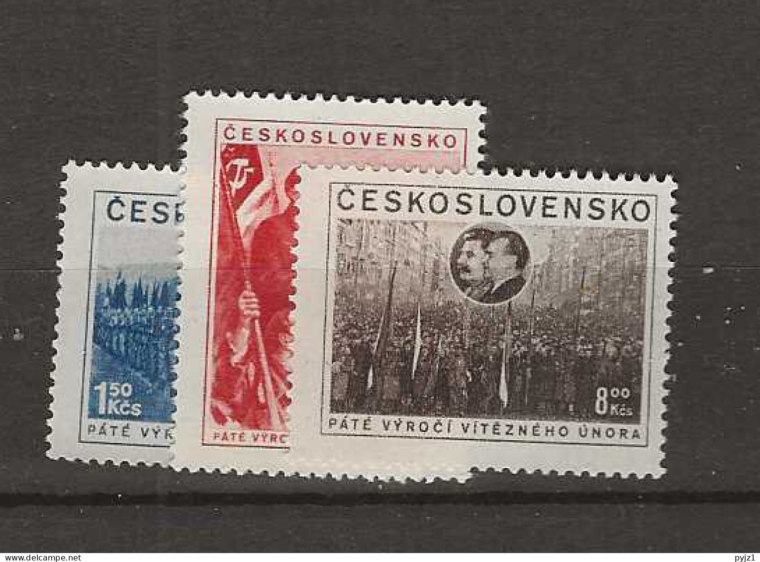 1953 MNH Tschechoslowakei, Mi 780-82 Postfris** - Nuevos