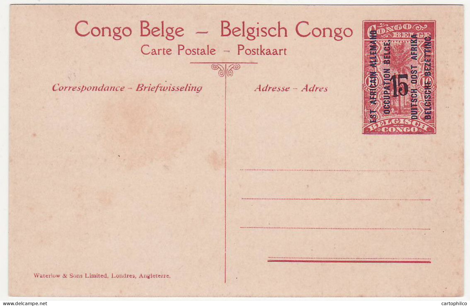 German Belgian Congo En Caravane Vers Rabora  - German East Africa