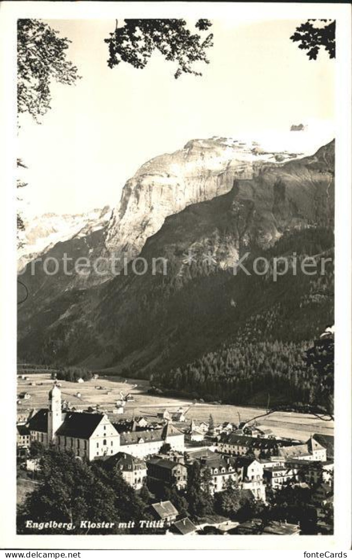 11755627 Engelberg OW Kloster Mit Titlis Engelberg - Sonstige & Ohne Zuordnung