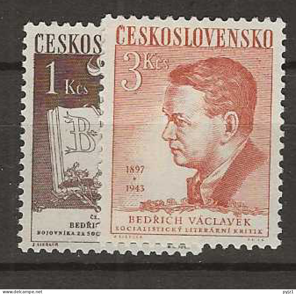 1953 MNH Tschechoslowakei, Mi 788-89 Postfris** - Neufs