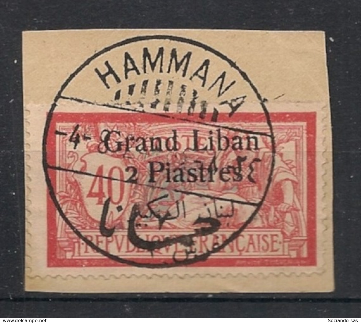 GRAND LIBAN - 1924-25 - N°YT. 31 - Type Merson 2pi Sur 40c Rouge - Oblitéré / Used - Used Stamps