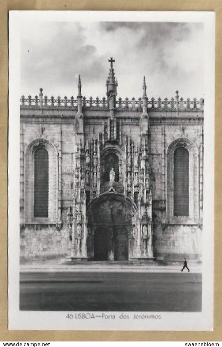 PT.- PORTUGAL. LISBOA. PORTA DOS JERONIMOS. LISSABON. ONGELOPEN. - Lisboa