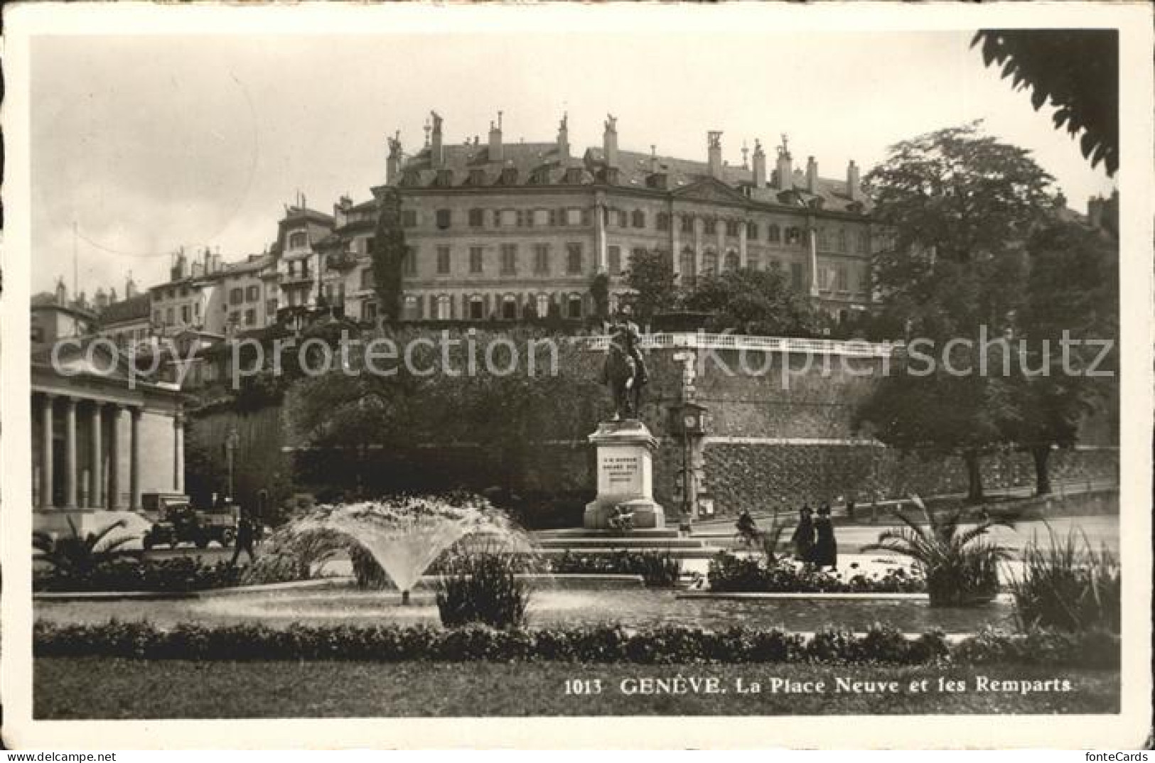 11754806 Geneve GE Le Place Neuve Et Les Remparts Geneve - Sonstige & Ohne Zuordnung