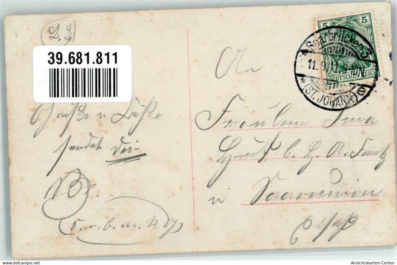 39681811 - Frau Paar Spruch Flitterwochen GL Nr.2756-5 - Other & Unclassified
