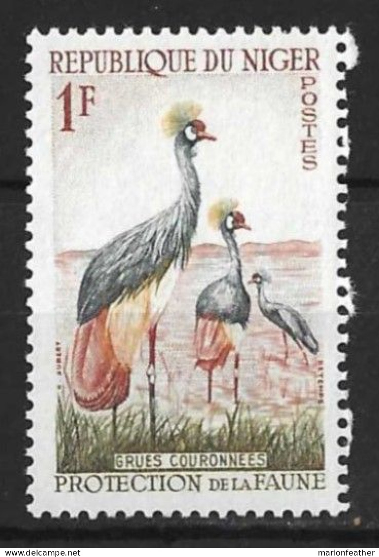 NIGER...." 1959..".....BIRD.....GRUES COURONNEES....SG100........MNH..... - Grues Et Gruiformes