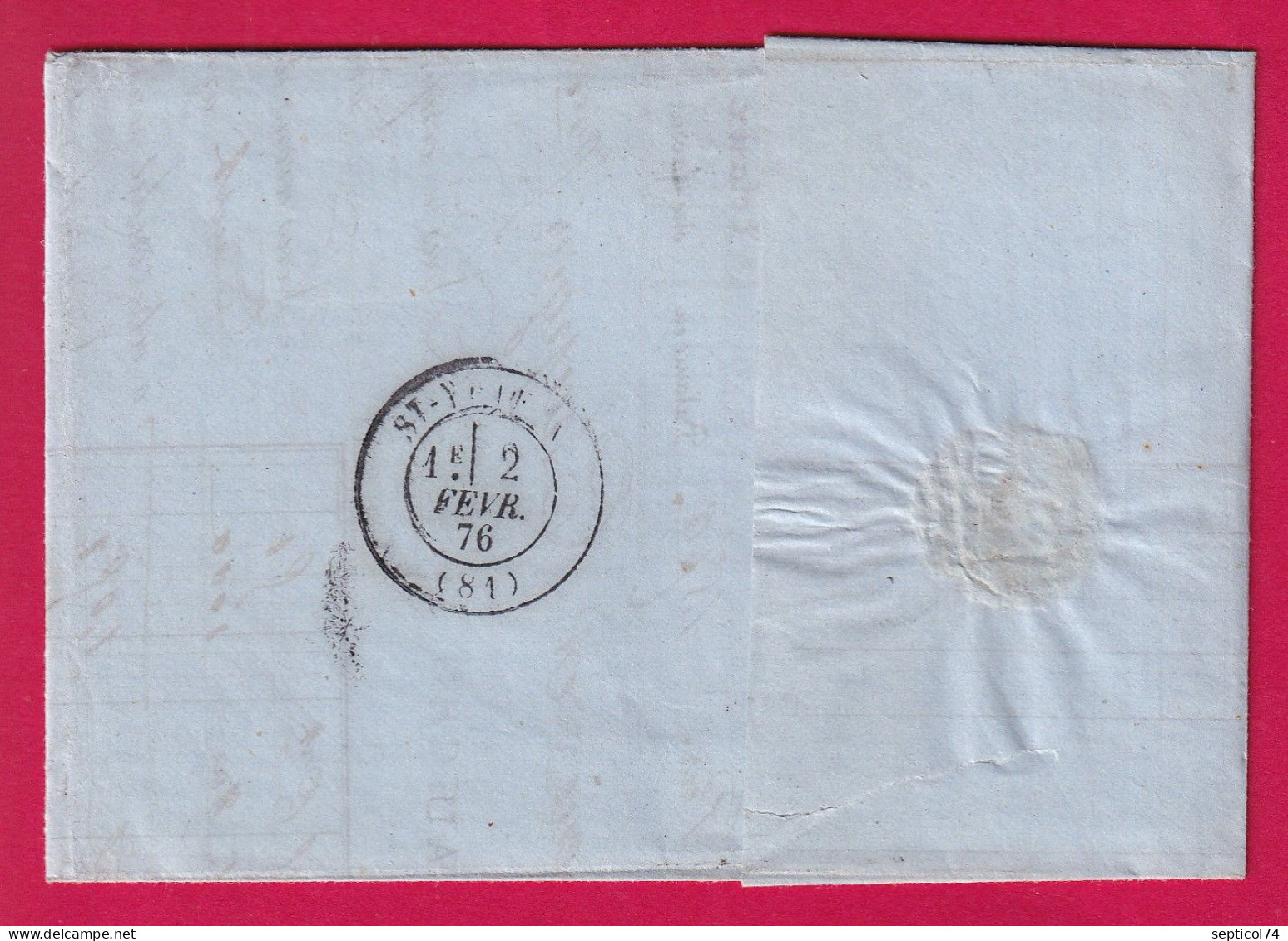 N°54 55 GC1897 JUILLAC CORREZE POUR ST YRIEX HAUTE VIENNE LETTRE - 1849-1876: Période Classique