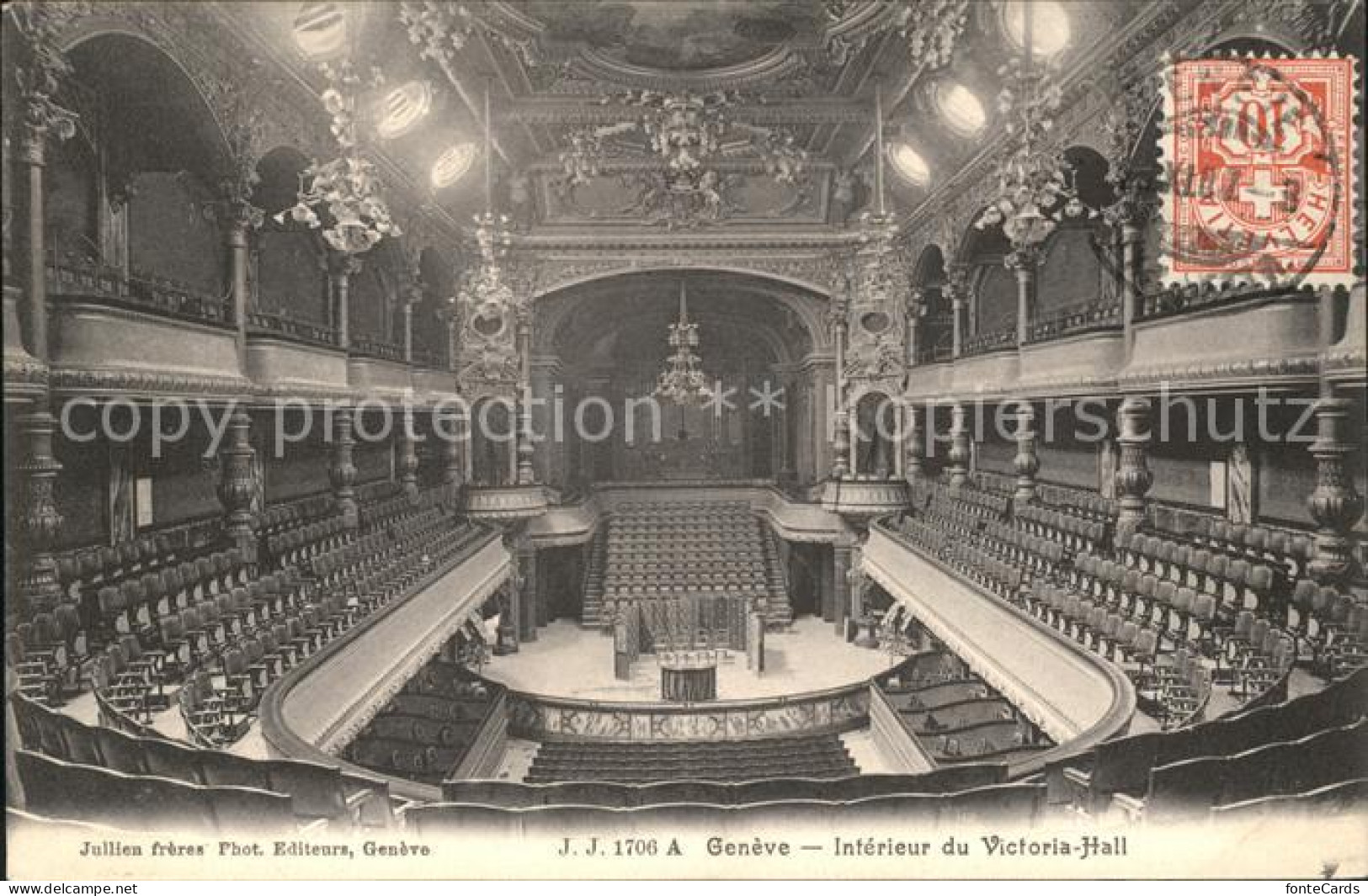 11754726 Geneve GE Interieur Du Victoria Hall Geneve - Autres & Non Classés