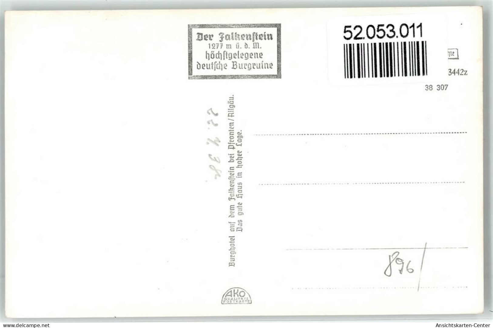 52053011 - Falkenstein - Pfronten