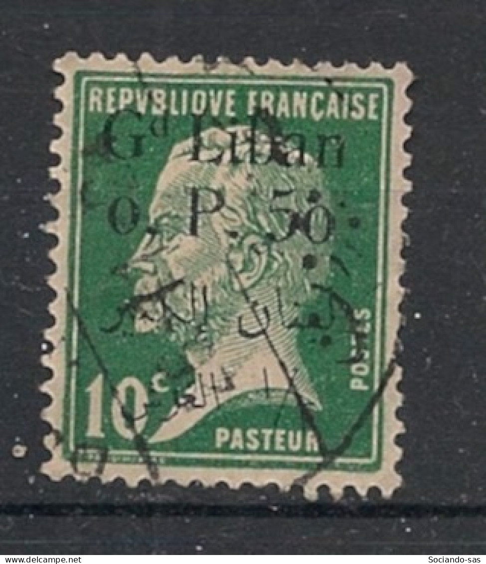 GRAND LIBAN - 1924-25 - N°YT. 39 - Type Pasteur 0pi50 Sur 10c Vert - Oblitéré / Used - Used Stamps