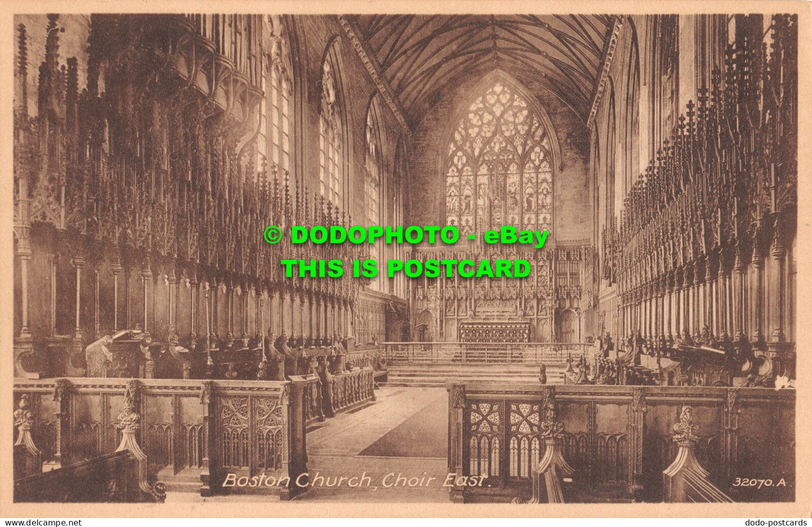 R467619 Boston Church. Choir East. F. Frith - Monde