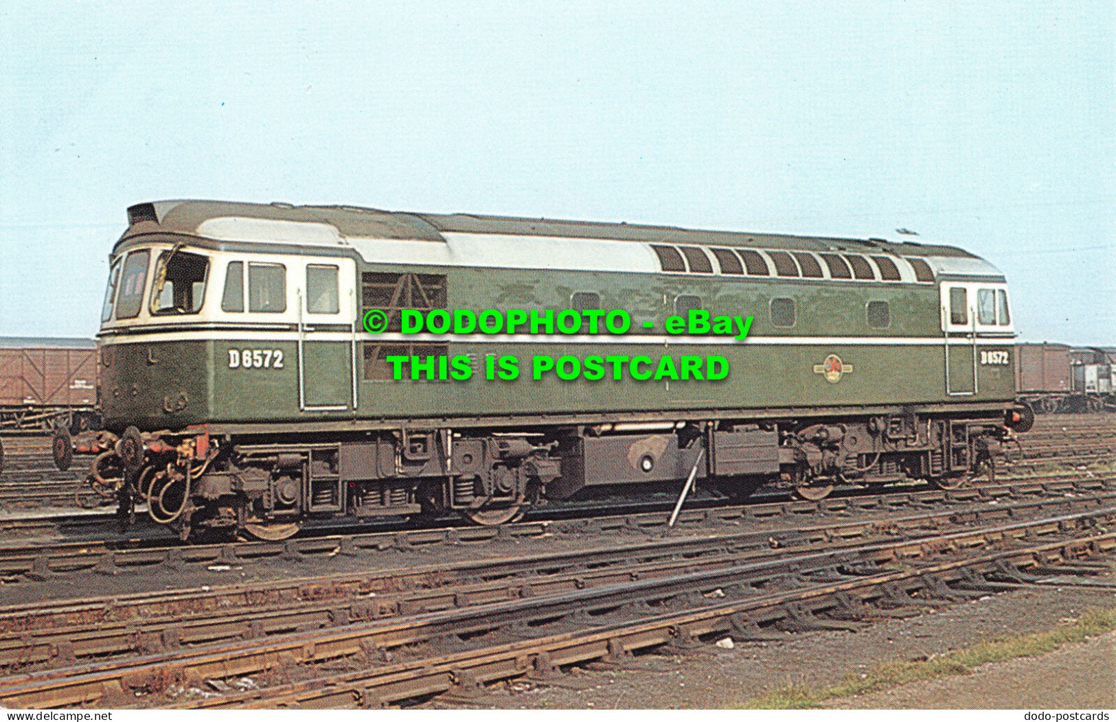 R467640 Class 33 Diesel Locomotive No. D 6572. Stands At Feltham In October 1962 - Monde