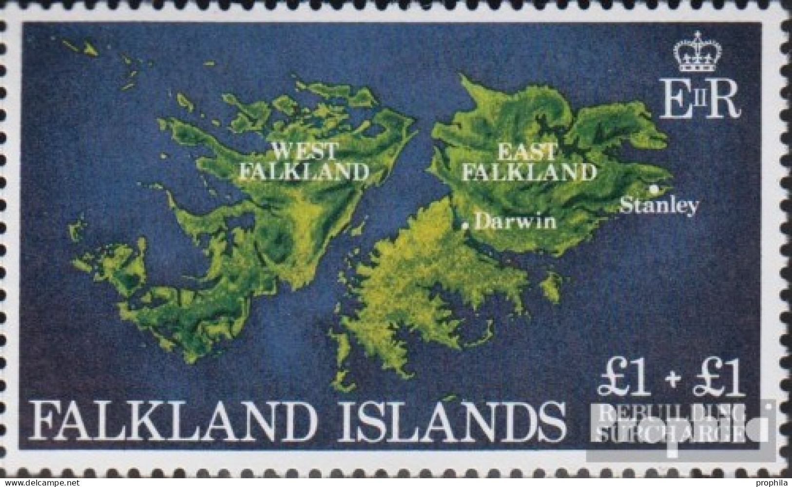 Falklandinseln 354 (kompl.Ausg.) Postfrisch 1982 Wiederaufbau Falklandinseln - Falklandinseln