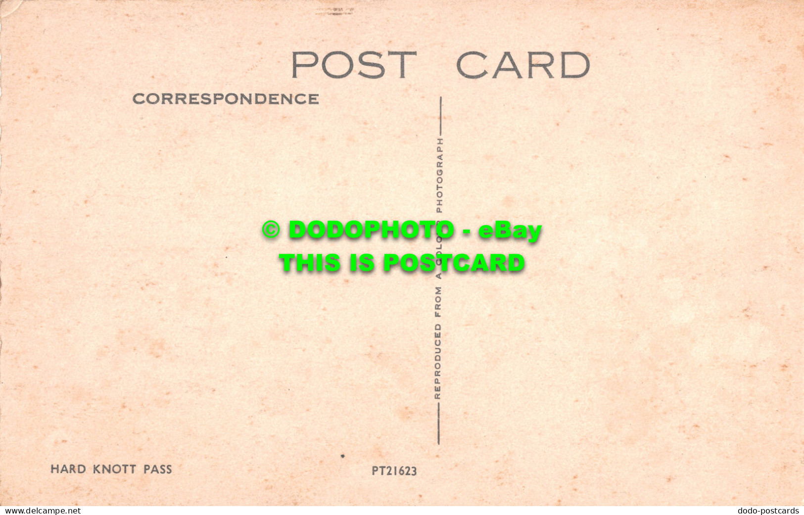 R467643 Hard Knott Pass. Postcard - Monde