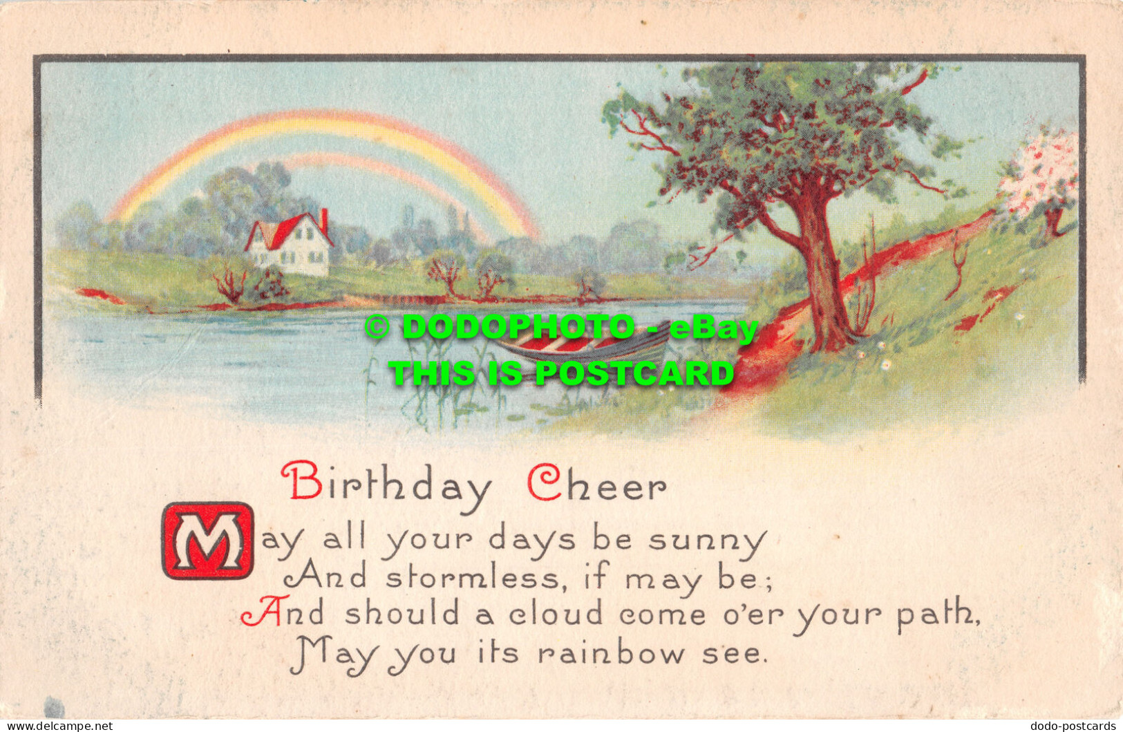 R467644 Birthday Cheer. May All Your Days Be Sunny. Series 766. 1924 - Monde