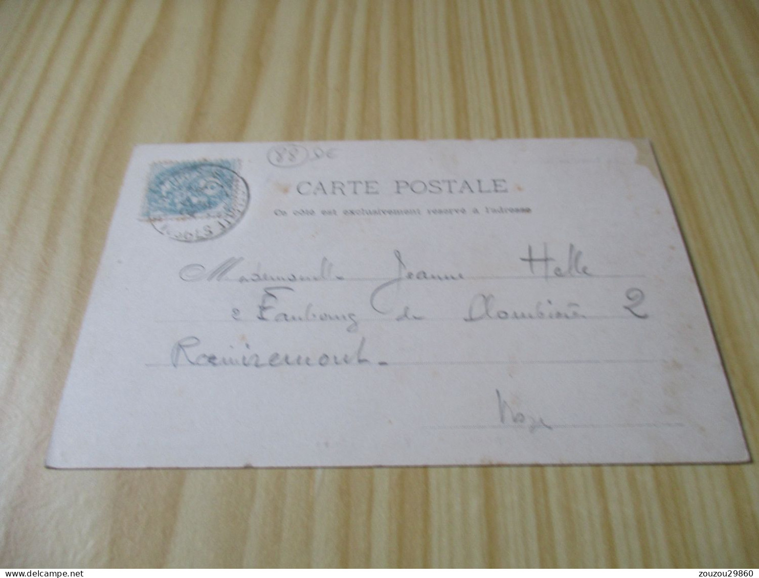 CPA Cornimont (88).Vallée De La Bresse - Vue Générale Aérienne - Carte Oblitérée En Juin 1904. - Cornimont