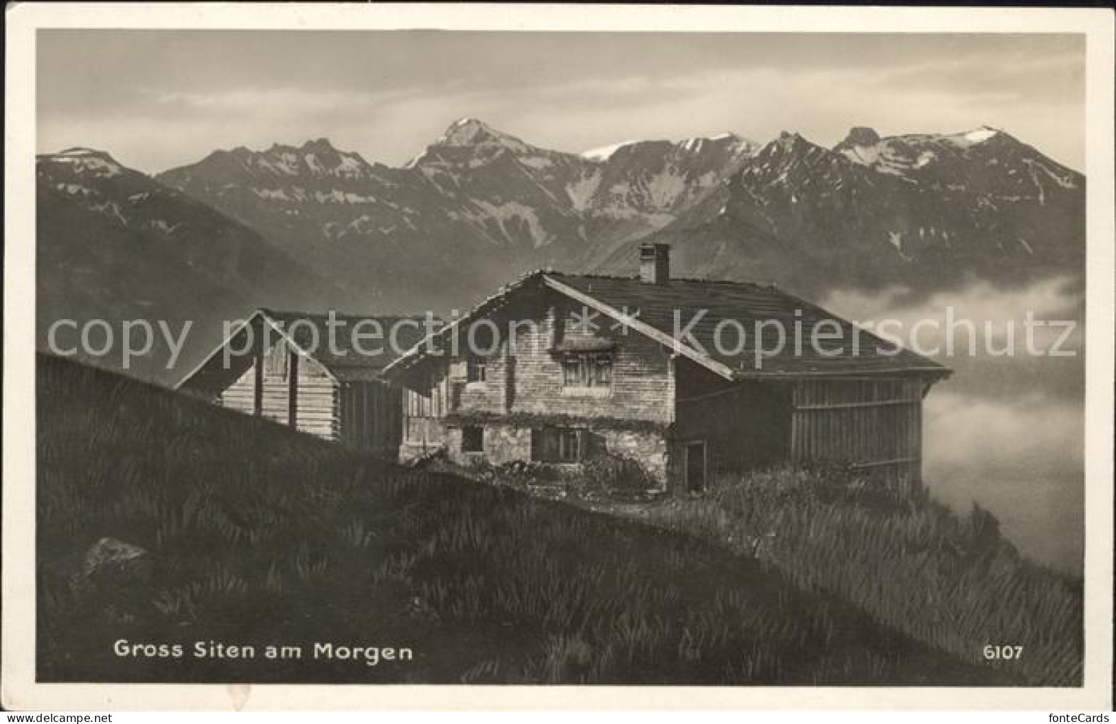 11751597 Glarus GL Gross Siten Am Morgen Glarus - Sonstige & Ohne Zuordnung