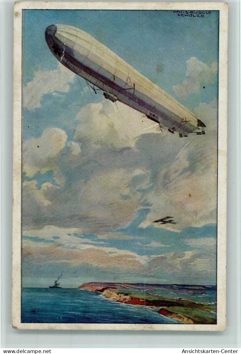 40132611 - Zeppeline Reichsmarineluftschiff Ostseekueste - Airships