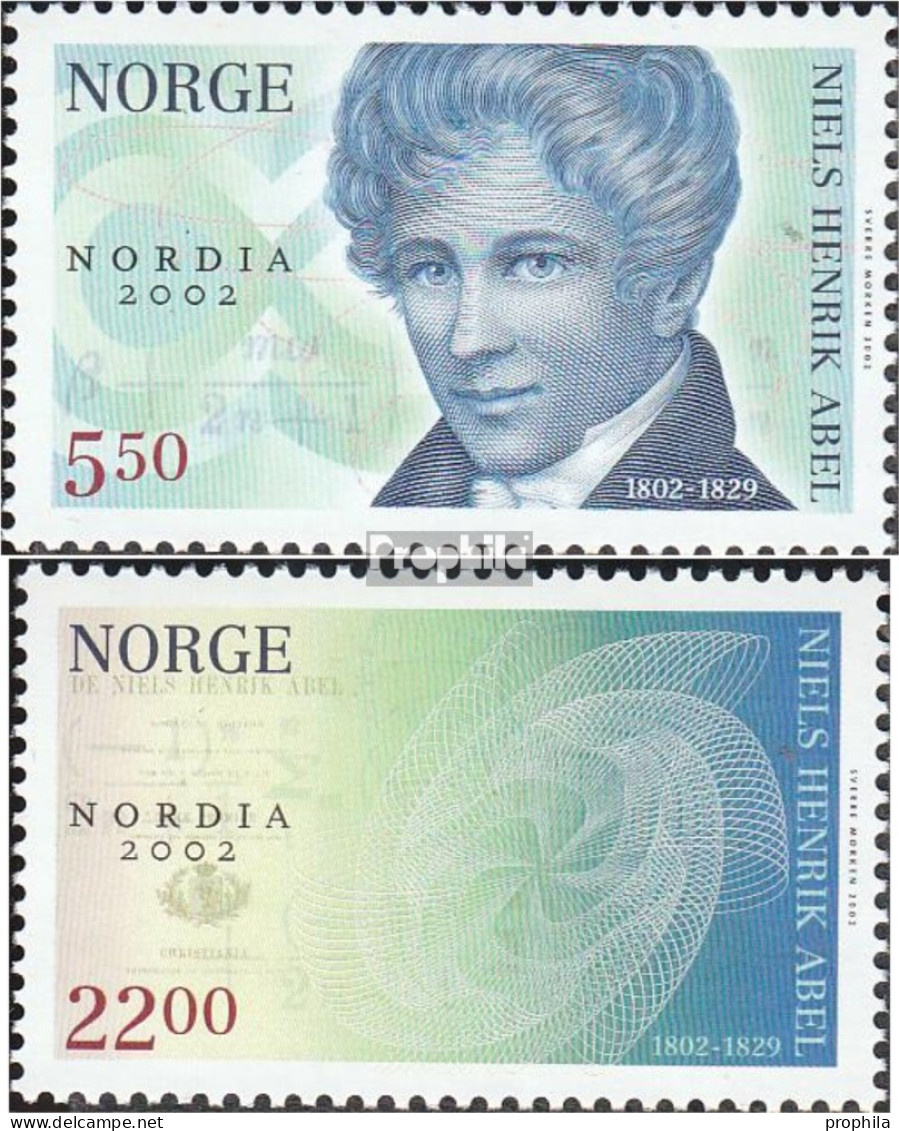 Norwegen 1448-1449 (kompl.Ausg.) Postfrisch 2002 Briefmarkenausstellung - Neufs