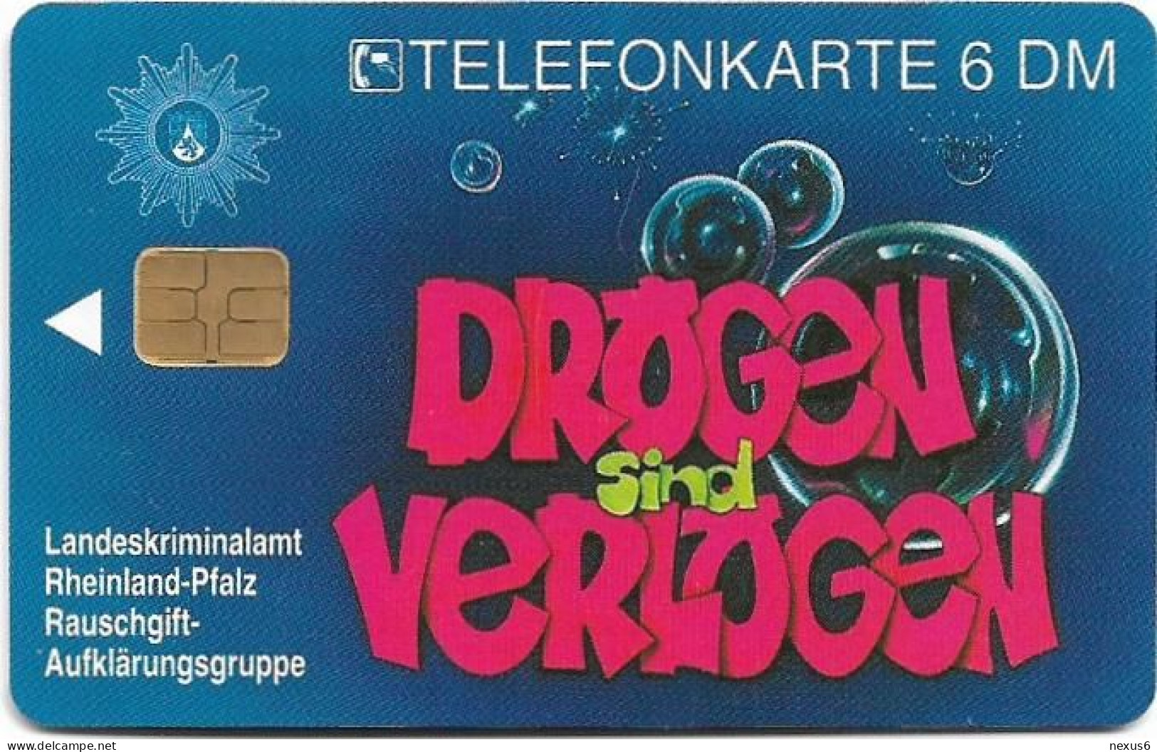 Germany - LKA Rheinland-Pfalz - Keine Macht Den Drogen 1 - O 0238A - 03.1994, 6DM, 3.000ex, Mint - O-Series : Customers Sets