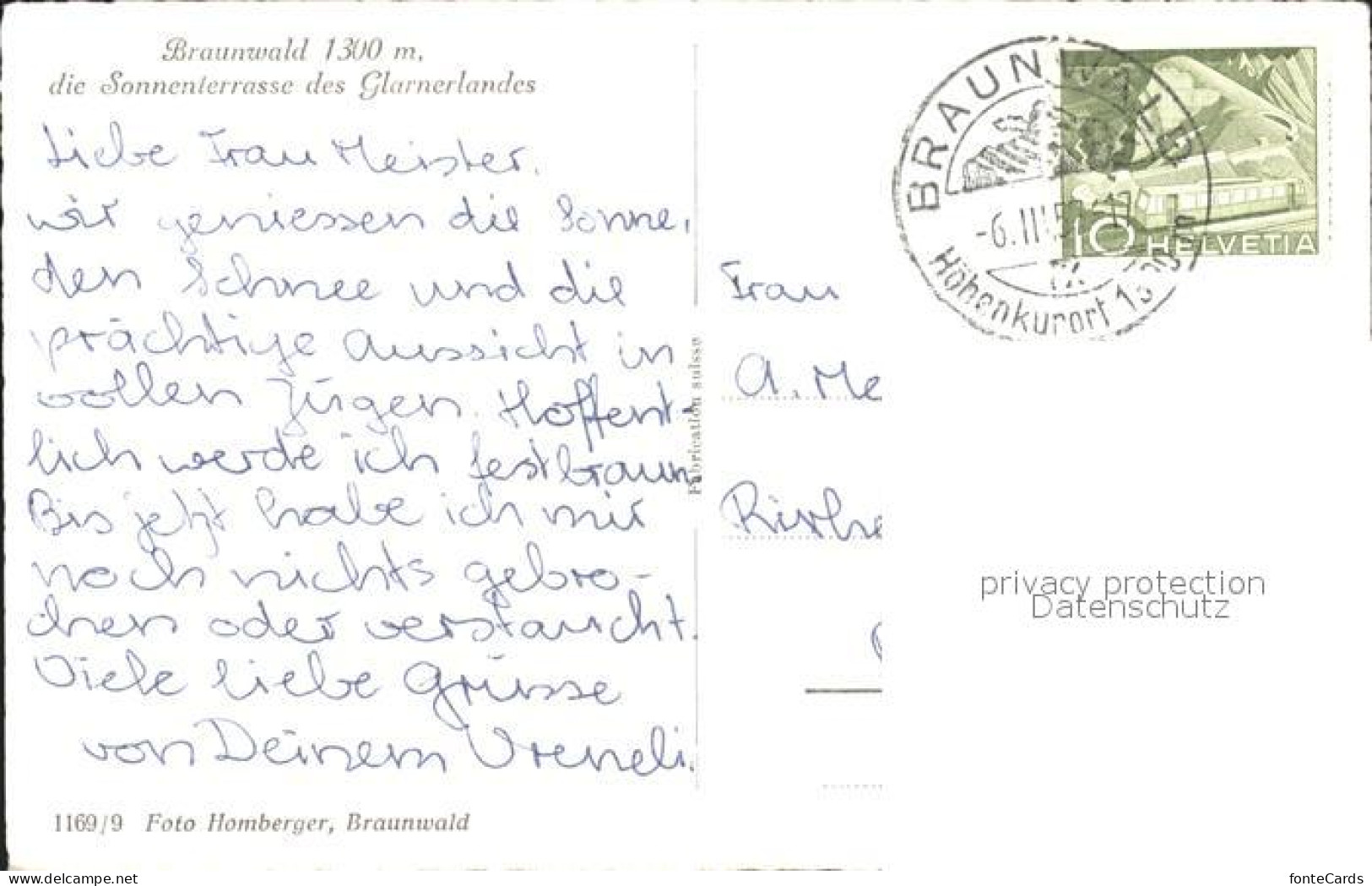11751426 Braunwald GL Sonnenterrasse Glarnerland Braunwald - Otros & Sin Clasificación