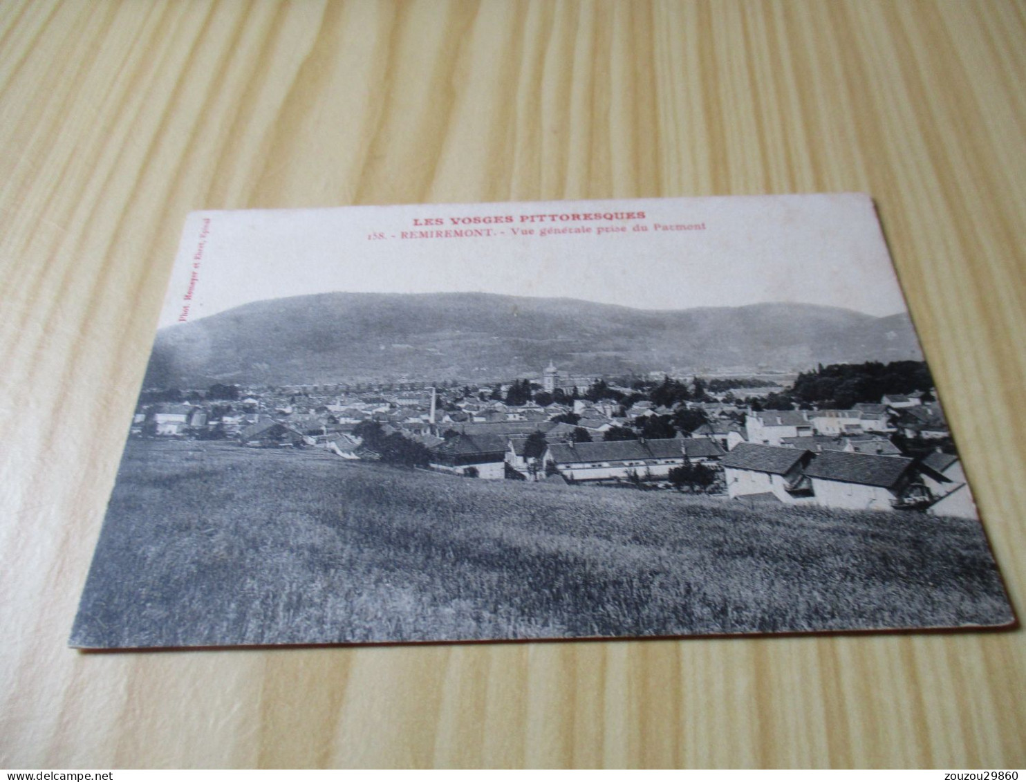 CPA Remiremont (88).Vue Générale Prise Du Parmont. - Remiremont