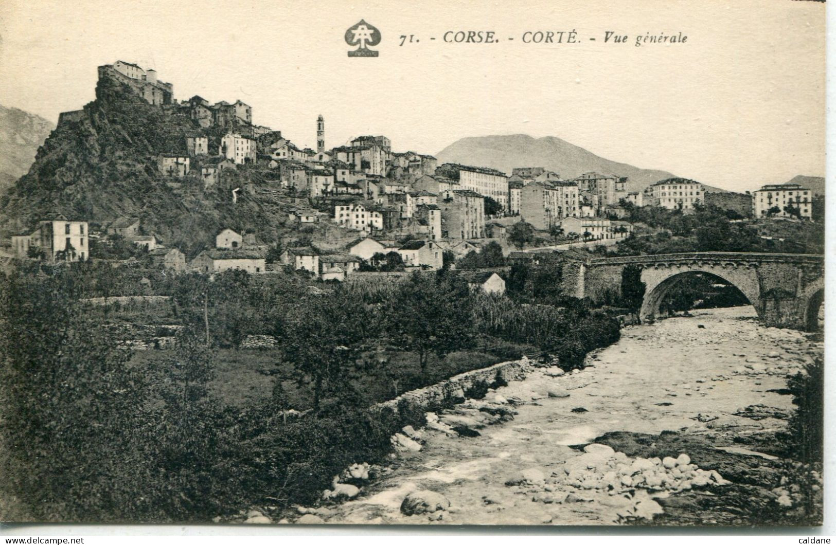 2B-CORSE  - CORTE  -   Vue. Generale. - Corte