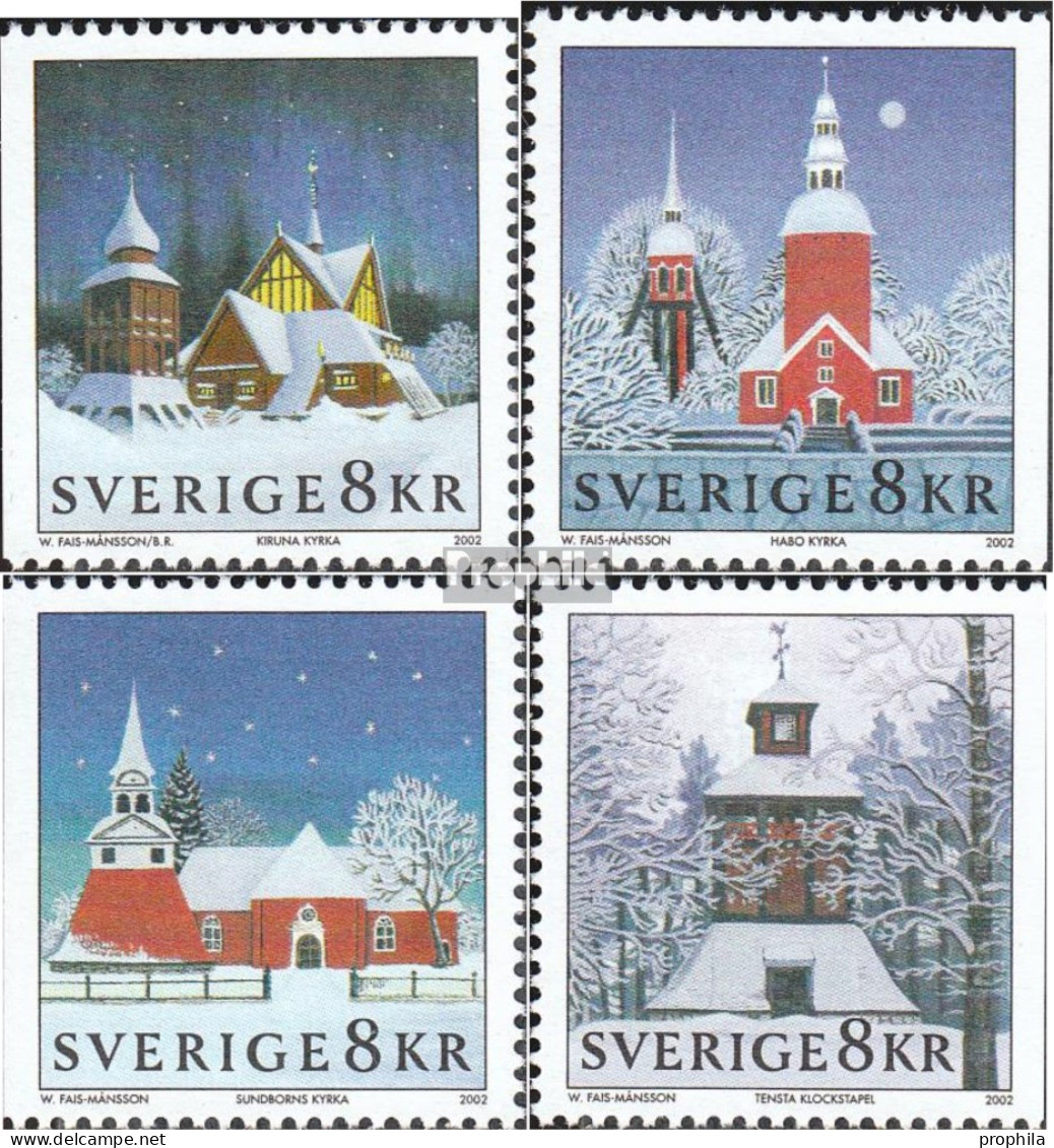 Schweden 2327-2330 (kompl.Ausg.) Postfrisch 2002 Weihnachten - Neufs