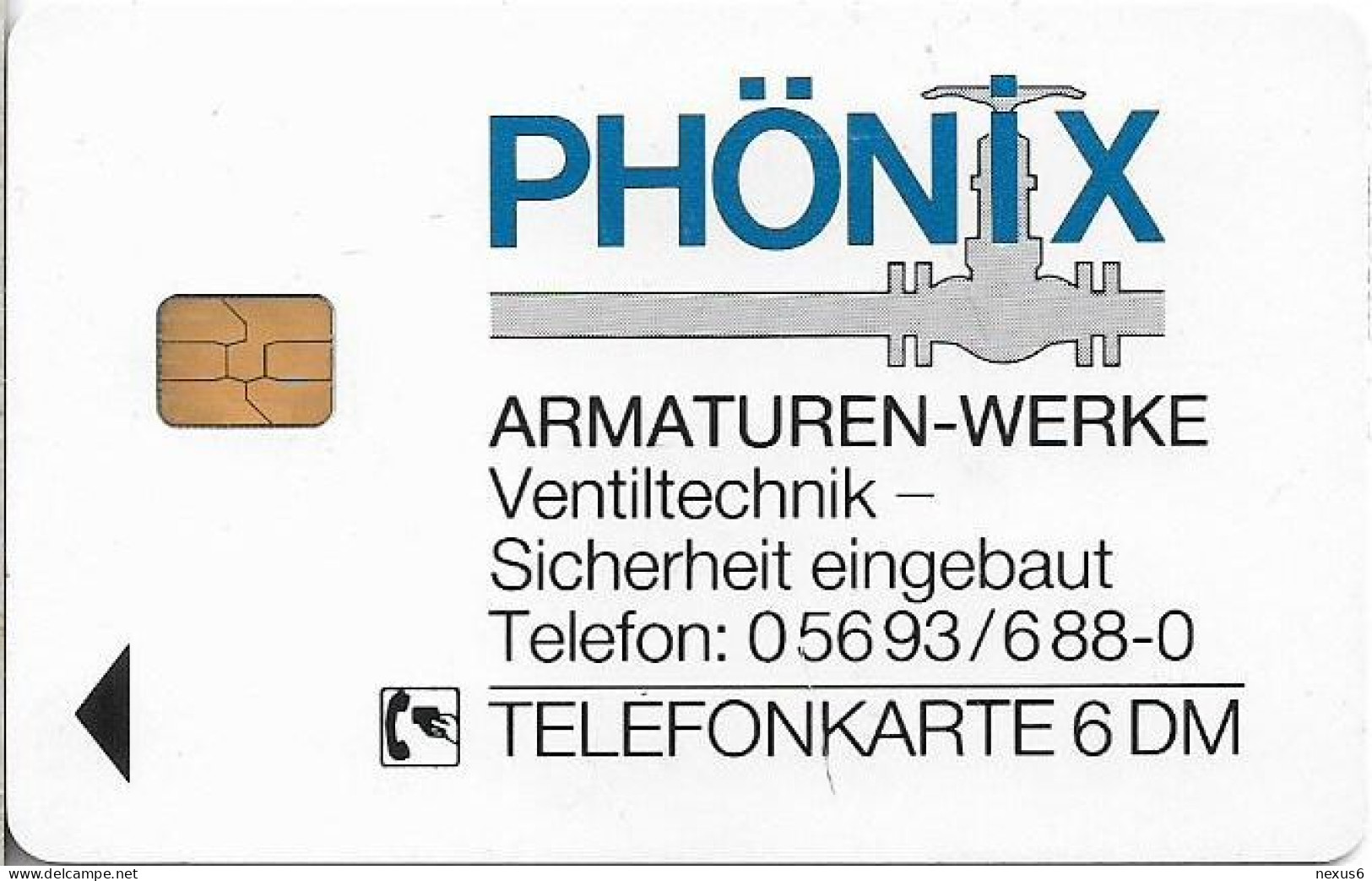 Germany - Phönix Armaturen-Werke - O 0368 - 03.1994, 6DM, 1.000ex, Used - O-Series: Kundenserie Vom Sammlerservice Ausgeschlossen