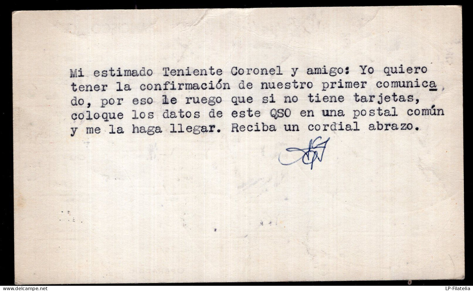Argentina - 1954 - LU1AFG - Radio Amatoriale