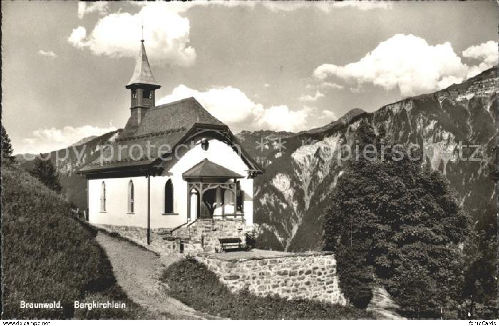 11751026 Braunwald GL Bergkirchlein Braunwald - Sonstige & Ohne Zuordnung