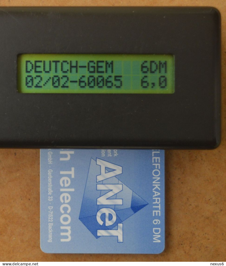 Germany - Bosch Telecom - ANeT - O 0541 - 04.1994, 6DM, 2.000ex, Mint - O-Series : Séries Client