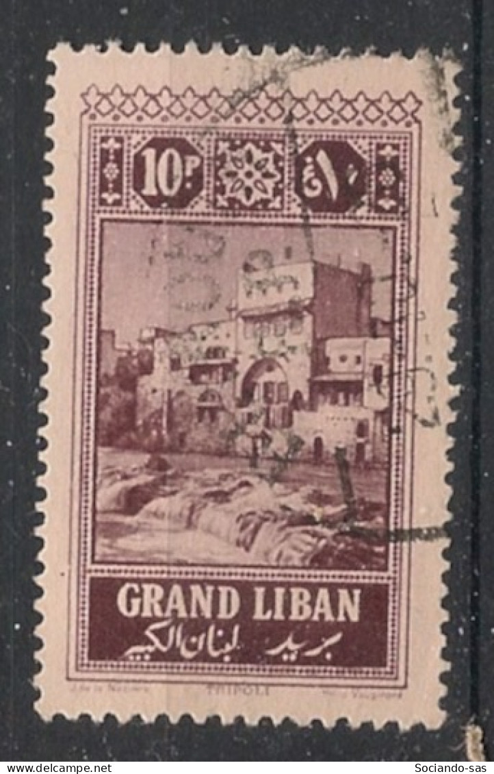 GRAND LIBAN - 1925 - N°YT. 61 - Tripoli 10pi Brun - Oblitéré / Used - Oblitérés