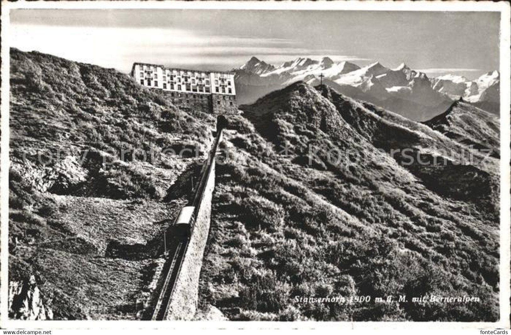 11750126 Stanserhorn Hotel Mit Berner Alpen Bergbahn Stanserhorn - Sonstige & Ohne Zuordnung