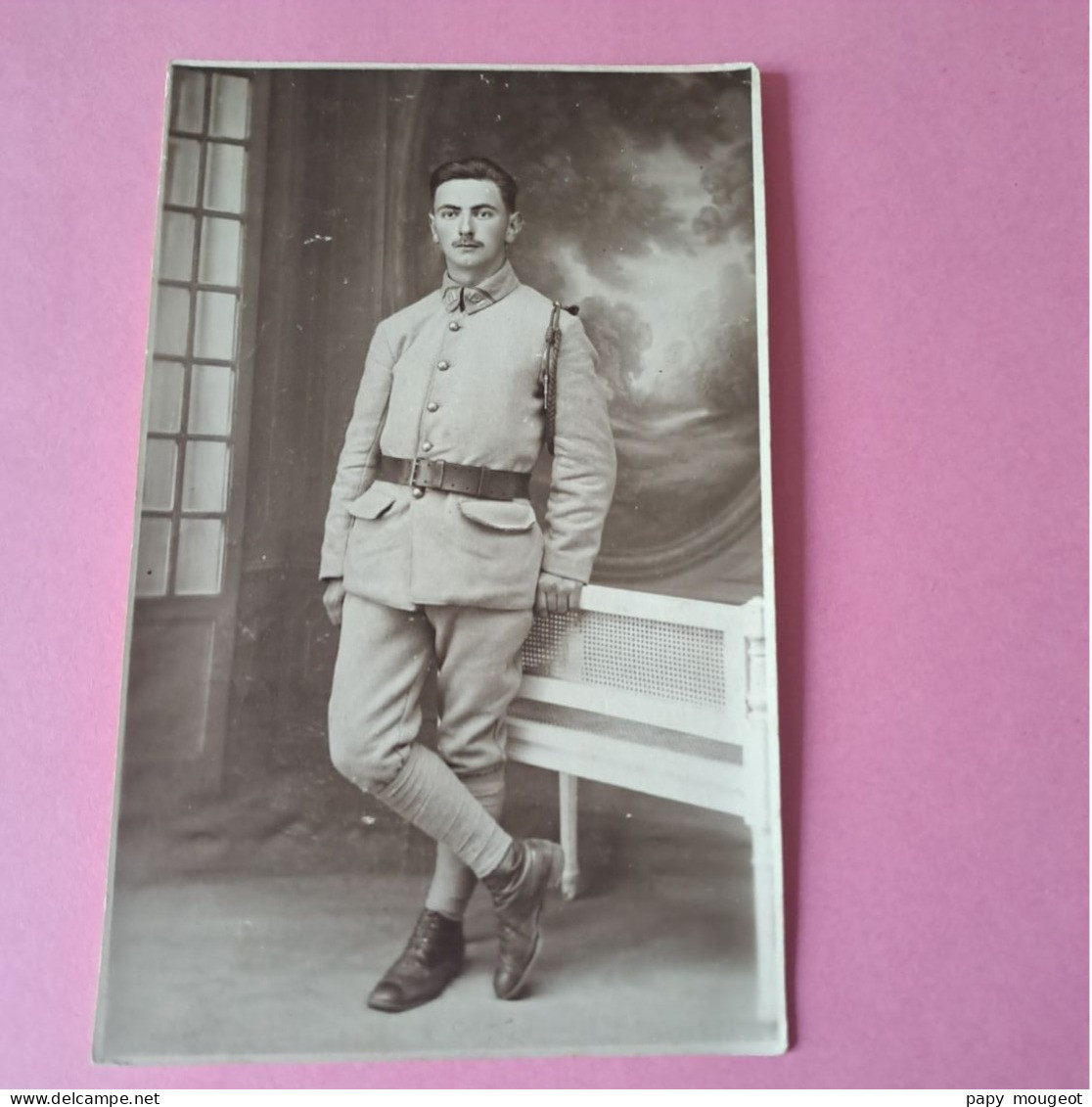 121ème Régiment D'Infanterie - Montluçon - Soldat Pose Photographe Vincent à Montluçon - Guerre, Militaire