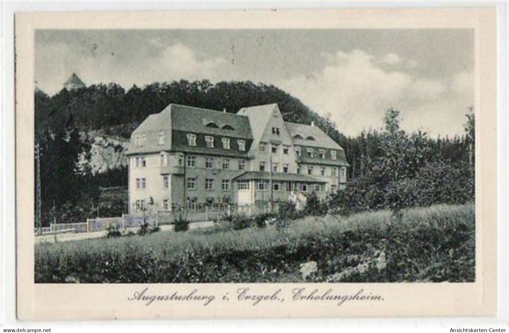 39036711 - Augustusburg Mit Erholungsheim Gelaufen Von 1933. Gute Erhaltung. - Augustusburg