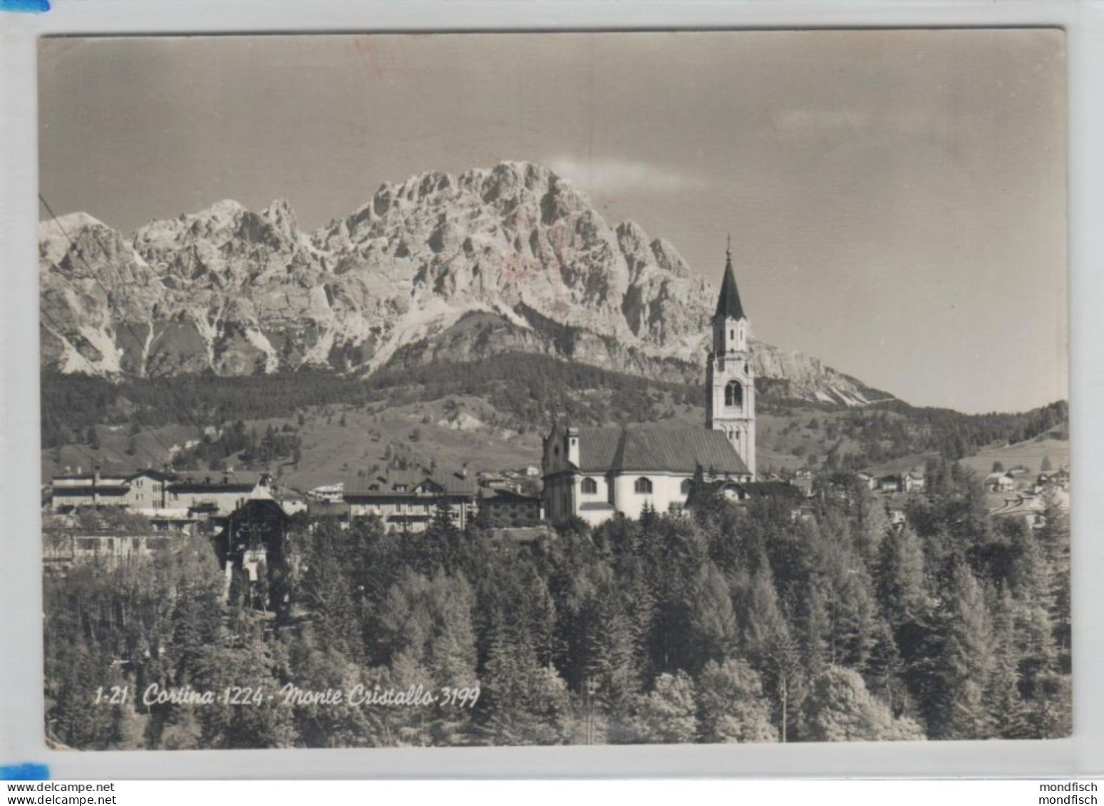 Cortina - Monte Cristallo 1960 - Belluno