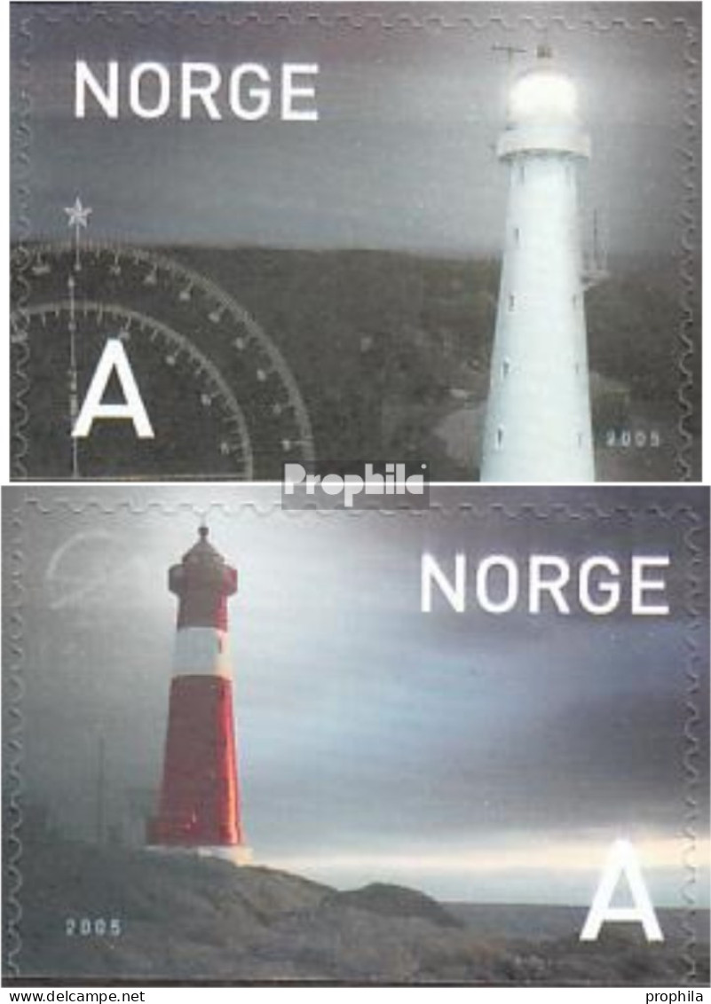 Norwegen 1546Du-1547Du (kompl.Ausg.) Postfrisch 2005 Leuchttürme - Neufs