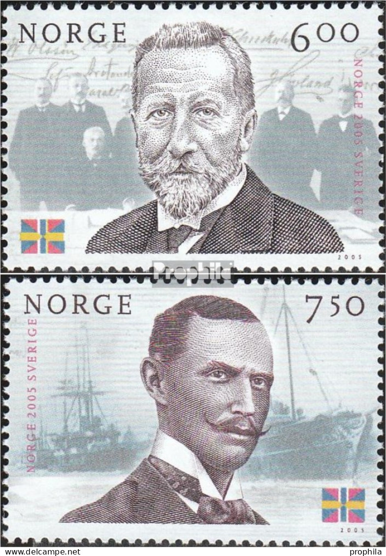 Norwegen 1534-1535 (kompl.Ausg.) Postfrisch 2005 Auflösung Personalunion - Unused Stamps