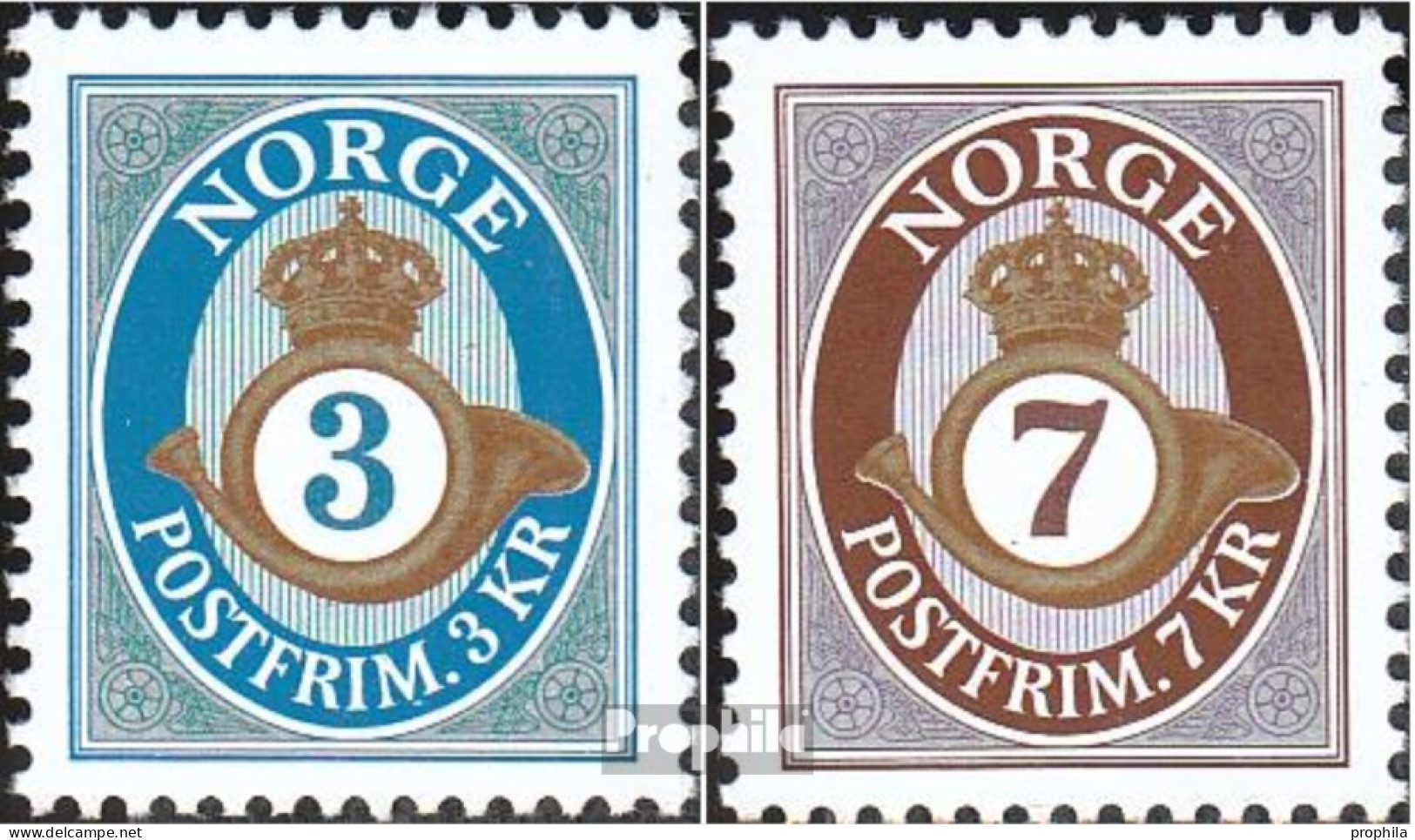 Norwegen 1529-1530 (kompl.Ausg.) Postfrisch 2005 Posthorn - Unused Stamps