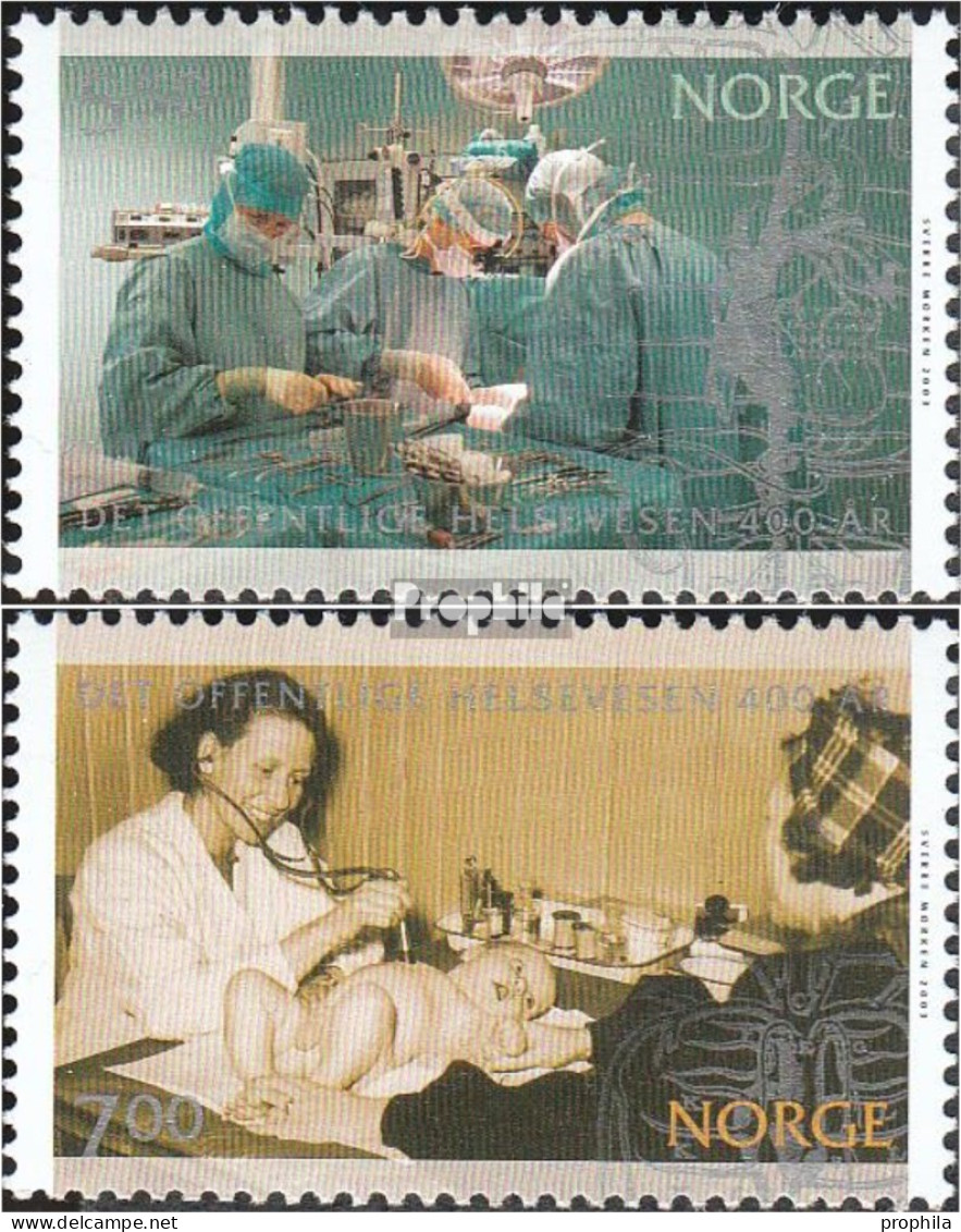 Norwegen 1467-1468 (kompl.Ausg.) Postfrisch 2003 Gesundheitswesen - Ongebruikt