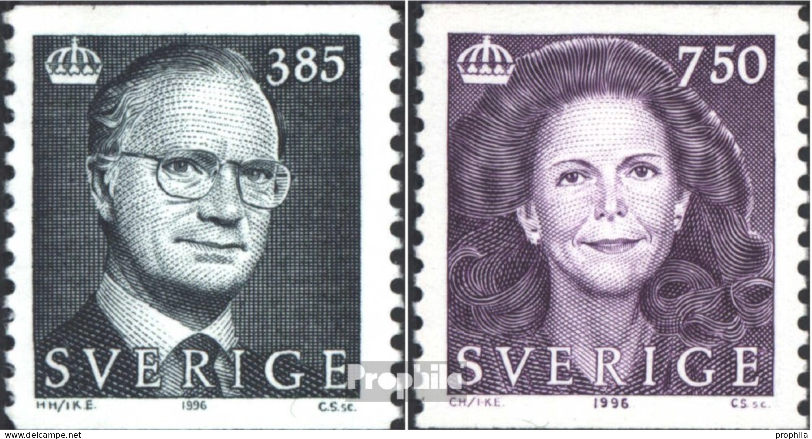 Schweden 1930-1931 (kompl.Ausg.) Postfrisch 1996 Freimarken - Ungebraucht